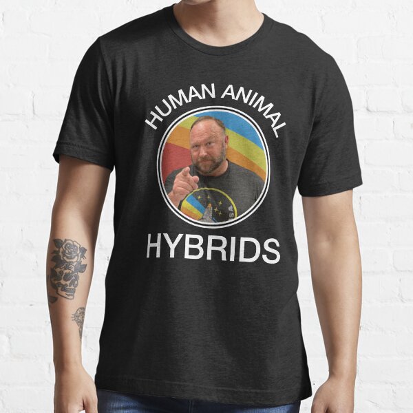 Human animal hybrids Alex Jones Essential T-Shirt
