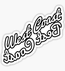 West Coast // Best Coast Sticker