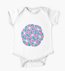 Petal Pattern Baby Body Kurzarm