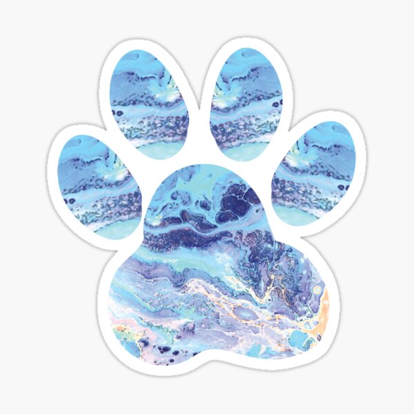 Item preview, Cute Dog Paw Print Marble Print designed and sold by Richardsonh25.