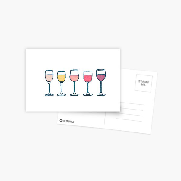 Wine Postcard