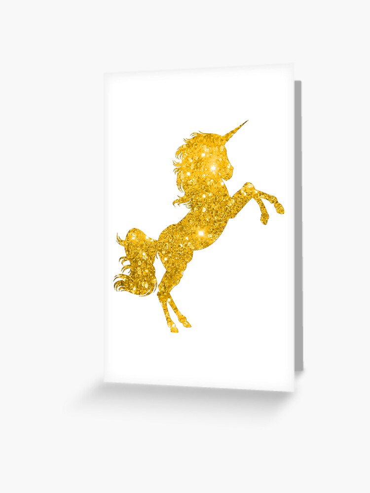 Charm It! Gold Glitter Unicorn