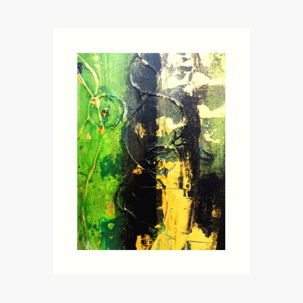 Item preview, Green,gold, black textured background designed and sold by navitalidesign.