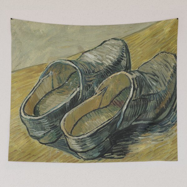 Item preview, Vincent van Gogh - A Pair of Leather Clogs designed and sold by VibrantDesign.