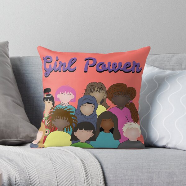 Girl Power | Celebrating Women Around the World Throw Pillow
