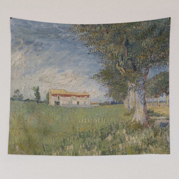 Item preview, Vincent van Gogh - Boerderij in een Korenveld designed and sold by VibrantDesign.