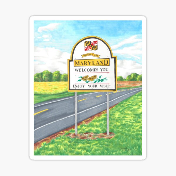 Artikel-Vorschau von Willkommen in Maryland, designt und verkauft von Elizabeth Weglein.