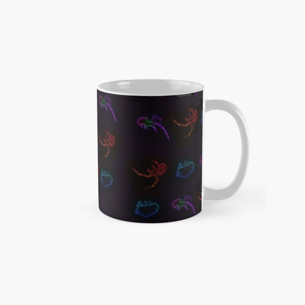 Neon Bug Lines Classic Mug