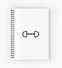 Minimalist D-Ring Snaffle Bit Spiral Notebook