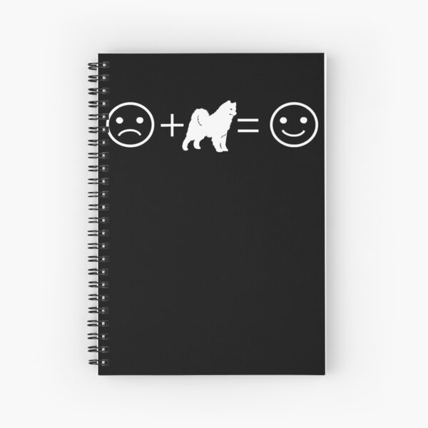 Regalo de la Ecuación de la Felicidad del Amante Samoyedo Cuaderno de espiral