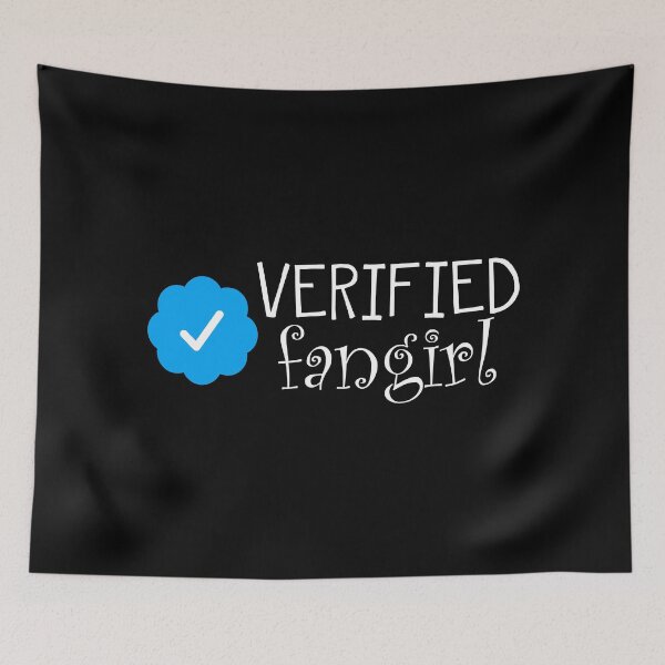 Item preview, Verified Fangirl (Black) designed and sold by AlexVR.