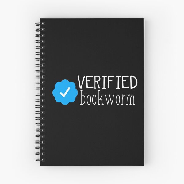 Item preview, Verified Bookworm (Black) designed and sold by AlexVR.