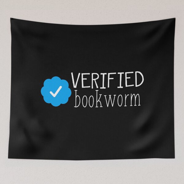 Item preview, Verified Bookworm (Black) designed and sold by AlexVR.