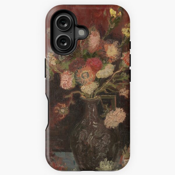 Vista previa del artículo con la obra «Vincent van Gogh - Jarrón con asteres chinos y gladiolos», diseñado y vendido por VibrantDesign.