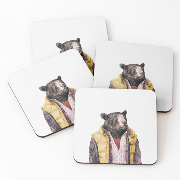 Item preview, Golden Vested Black Bear designed and sold by AnimalCrew.