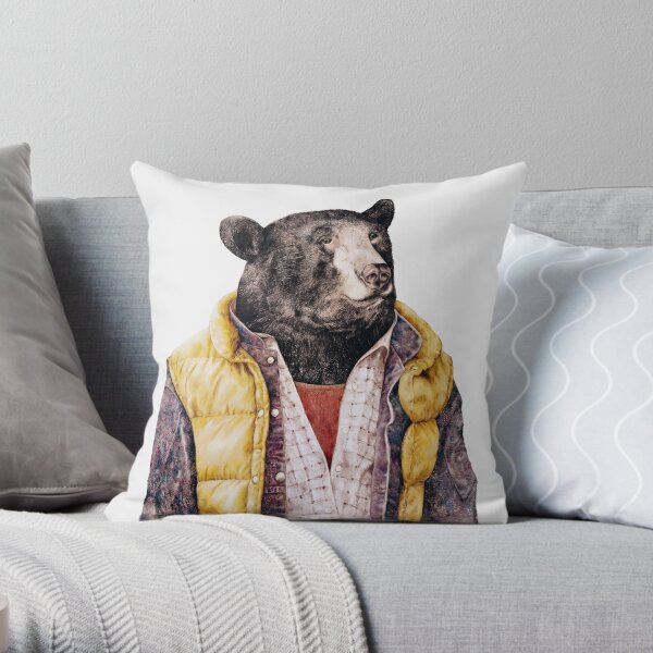 Black bear outlet pillows