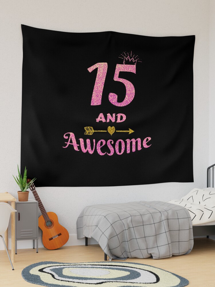 15th Birthday Gift for Teen Girl 15 and Awesome Girls Gifts #2 Acrylic  Print by Art Grabitees - Pixels