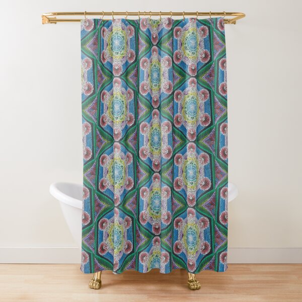 Metatron's Cube Shower Curtain
