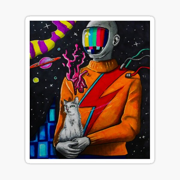 Spaceman at peace Sticker