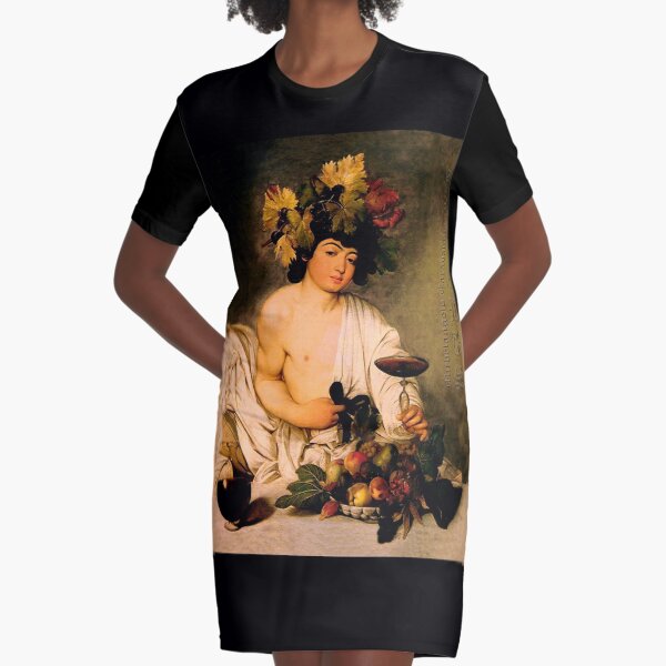 Bacchus - Michelangelo Merisi da Caravaggio T-Shirt Kleid