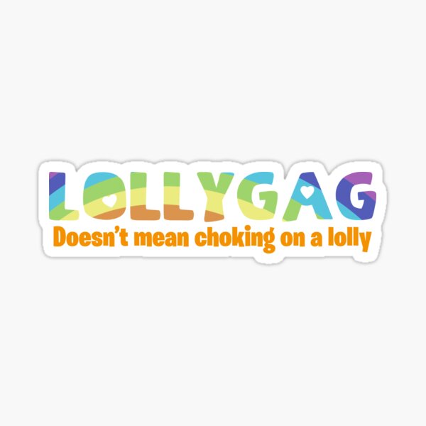 Lollygag funny word design | Sticker