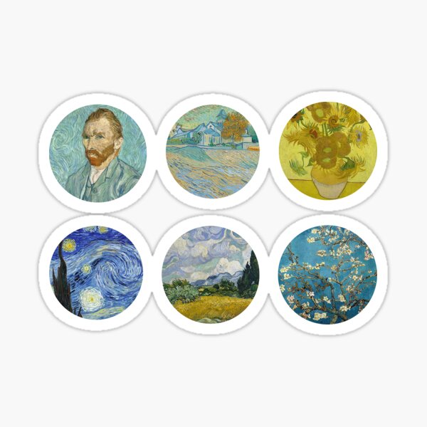 Van Gogh Sticker Pack Sticker