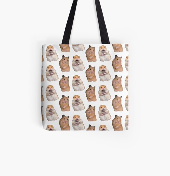 Signe de paix et hamster hurlant Tote bag doublé