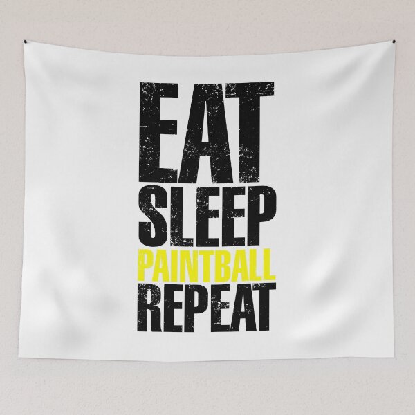 Item preview, Eat Sleep Paintball Repeat Funny designed and sold by BOBSMITHHHHH.