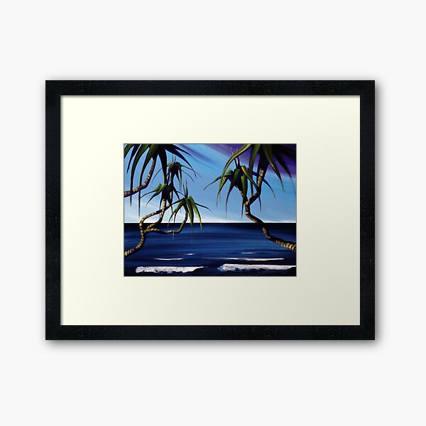 Curiously looking in... Framed Art Print