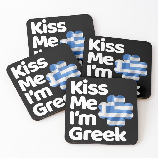 Item preview, Kiss Me I am Greek from Greece designed and sold by elhefe.