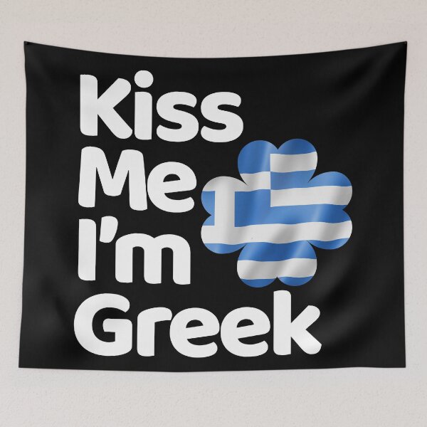 Item preview, Kiss Me I am Greek from Greece designed and sold by elhefe.