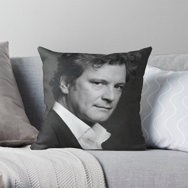 Colin Firth Throw Pillow