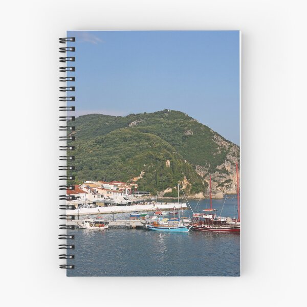Item preview, sailboats in the harbor Parga Greece summer season designed and sold by goceris.