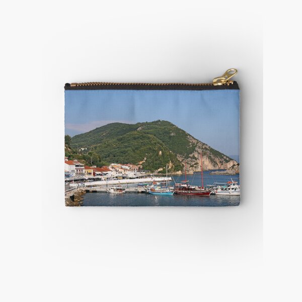 Item preview, sailboats in the harbor Parga Greece summer season designed and sold by goceris.