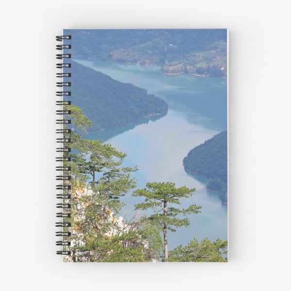 Item preview, Pine trees on mountain nature landscape designed and sold by goceris.
