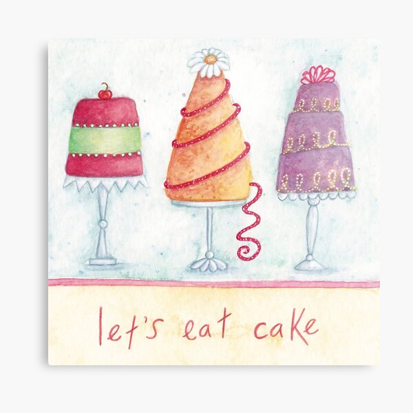 Let's eat cake Metal Print