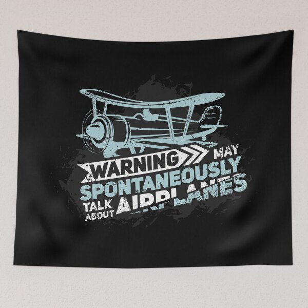 Item preview, Warning May Spontaneously Talk About Airplanes - T-Shirt Gift designed and sold by Adriancryp.