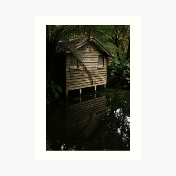 The Boatshed, Alfred Nicholas Garden Art Print