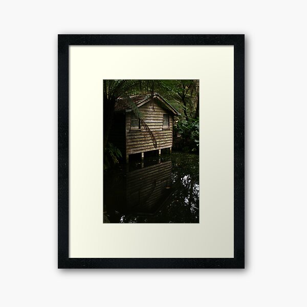 The Boatshed, Alfred Nicholas Garden Framed Art Print