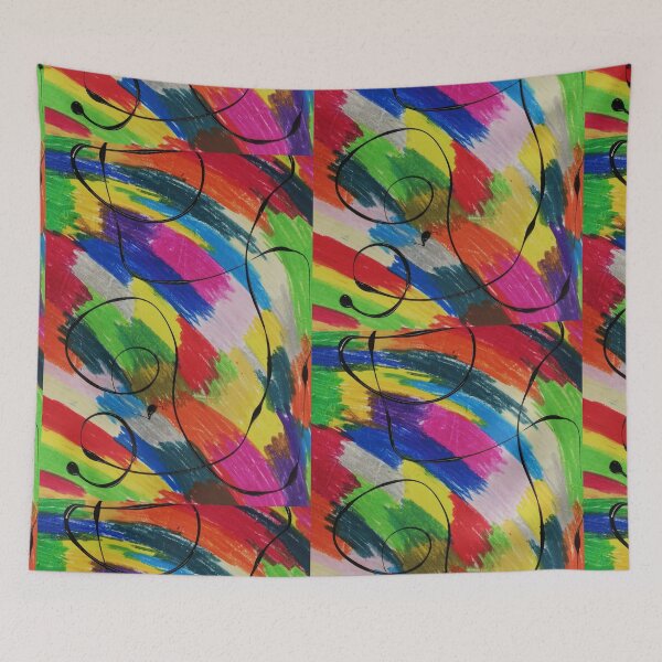 Item preview, Round blotted and checked designed and sold by Kunterbuntes.