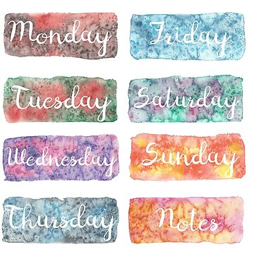 Bujo Stickers - Months - English Sticker for Sale by Azyrielle