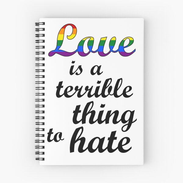 Item preview, Love is a terrible thing to hate designed and sold by Margotte.