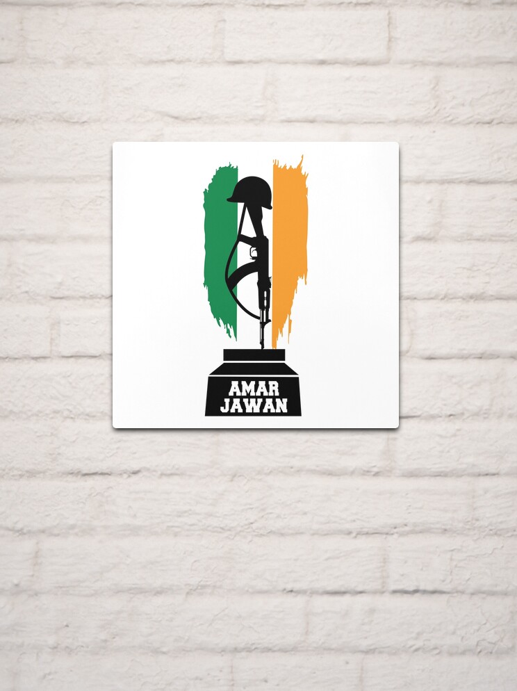 I Love Indian Army Amar Jawan Patriotic Jai Hind T-shirt
