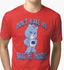 Grumpy Care Bear - Bring the Thunder Tri-blend T-Shirt