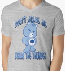 Grumpy Care Bear - Bring the Thunder Men's V-Neck T-Shirt