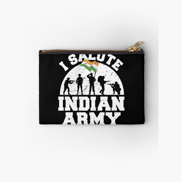 Item preview, I Salute Indian Army Patriotic Indian t-shirt designed and sold by alltheprints.
