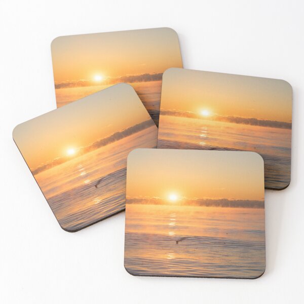 Item preview, The Surfing Duck - Smoke on the Water Sunrise designed and sold by Georgia Mizuleva.