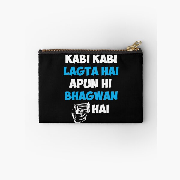 Item preview, Kabhi Kabhi Lagta Hai Apun Hi Bhagwan Hai Hindi Quote T-shirt designed and sold by alltheprints.
