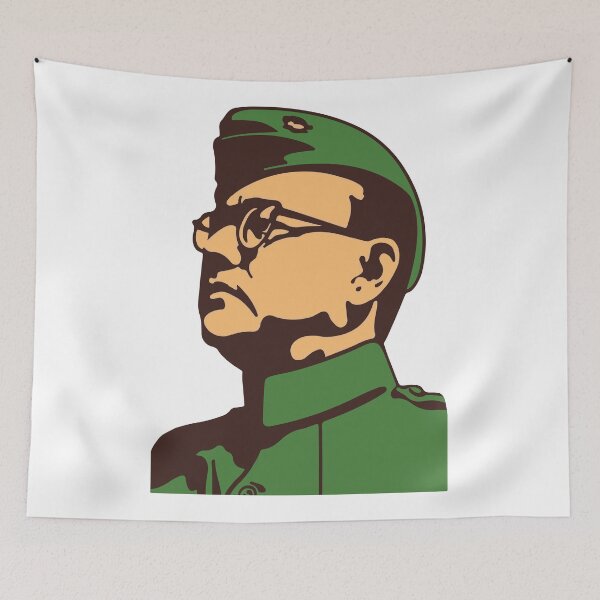 Item preview, Nethaji Vintage Indian Freedom Fighter Leader designed and sold by alltheprints.
