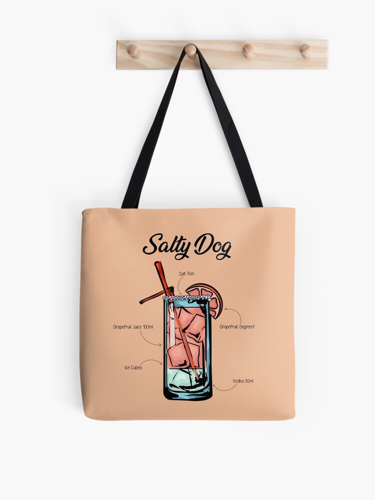 Bolsa de tela «Receta De Cóctel De Perro Salado» de HuckleberryArts |  Redbubble